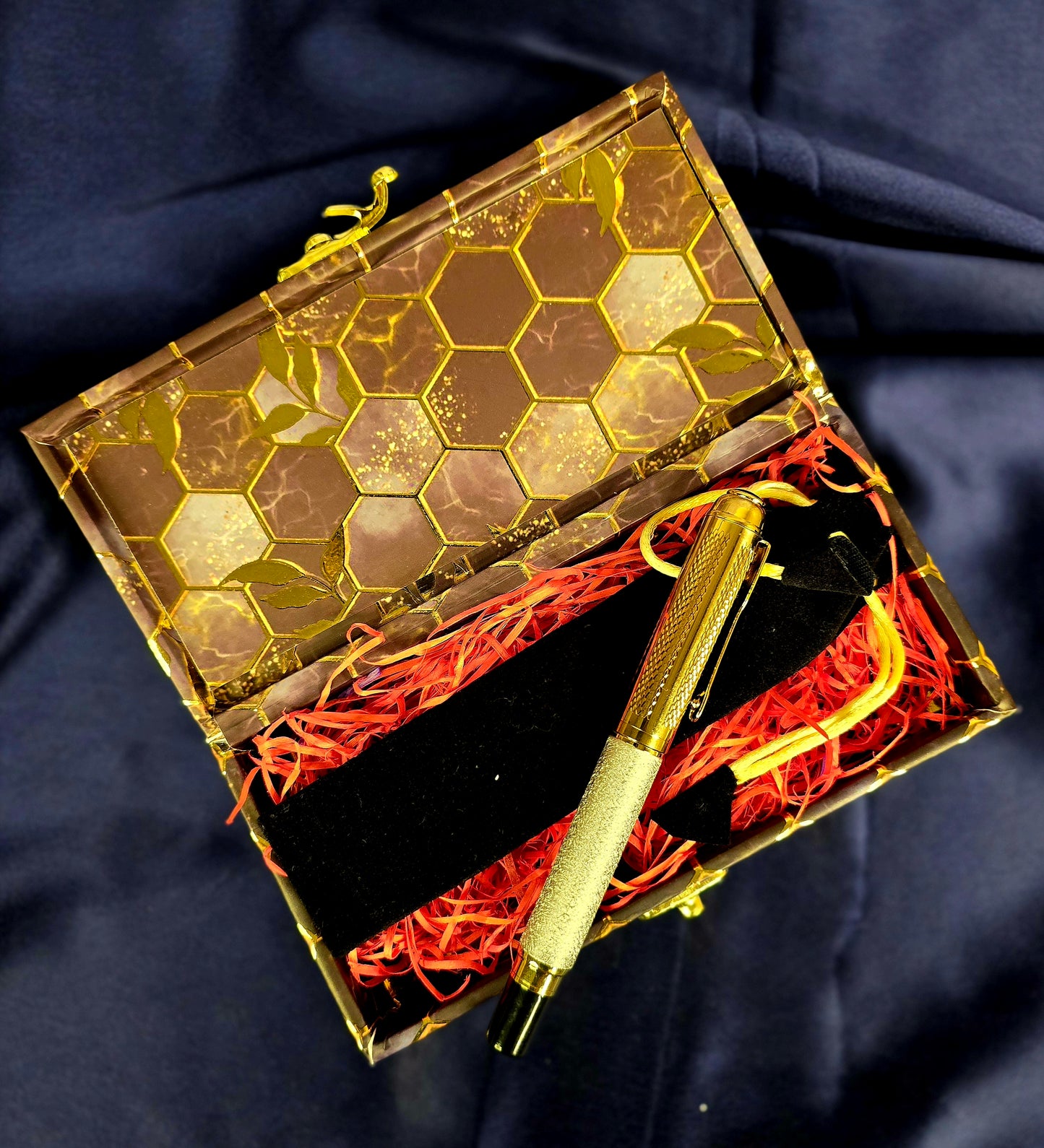Golden Silver Black Executive Metal Pen