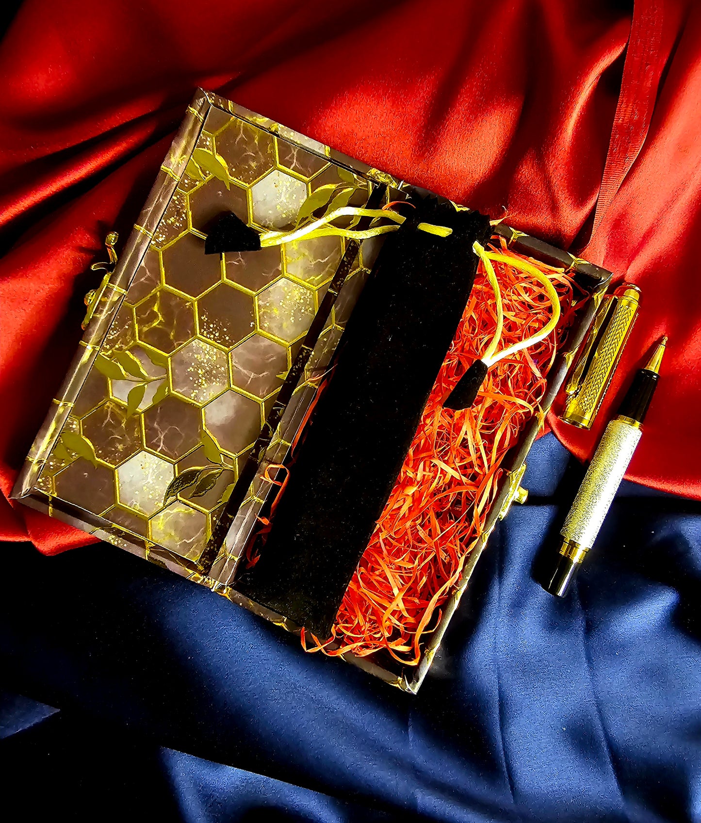Golden Silver Black Executive Metal Pen