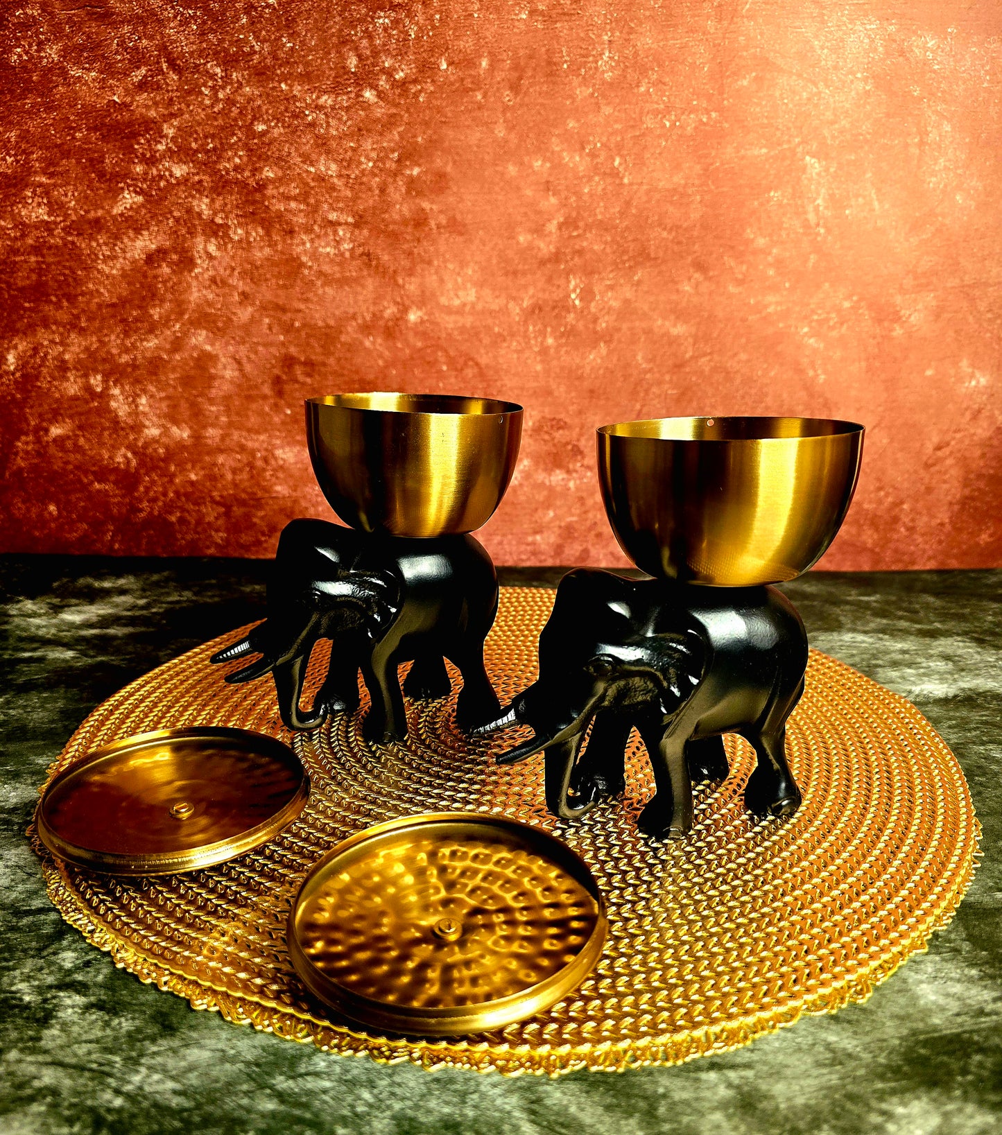 Ebony Tusk Bowl