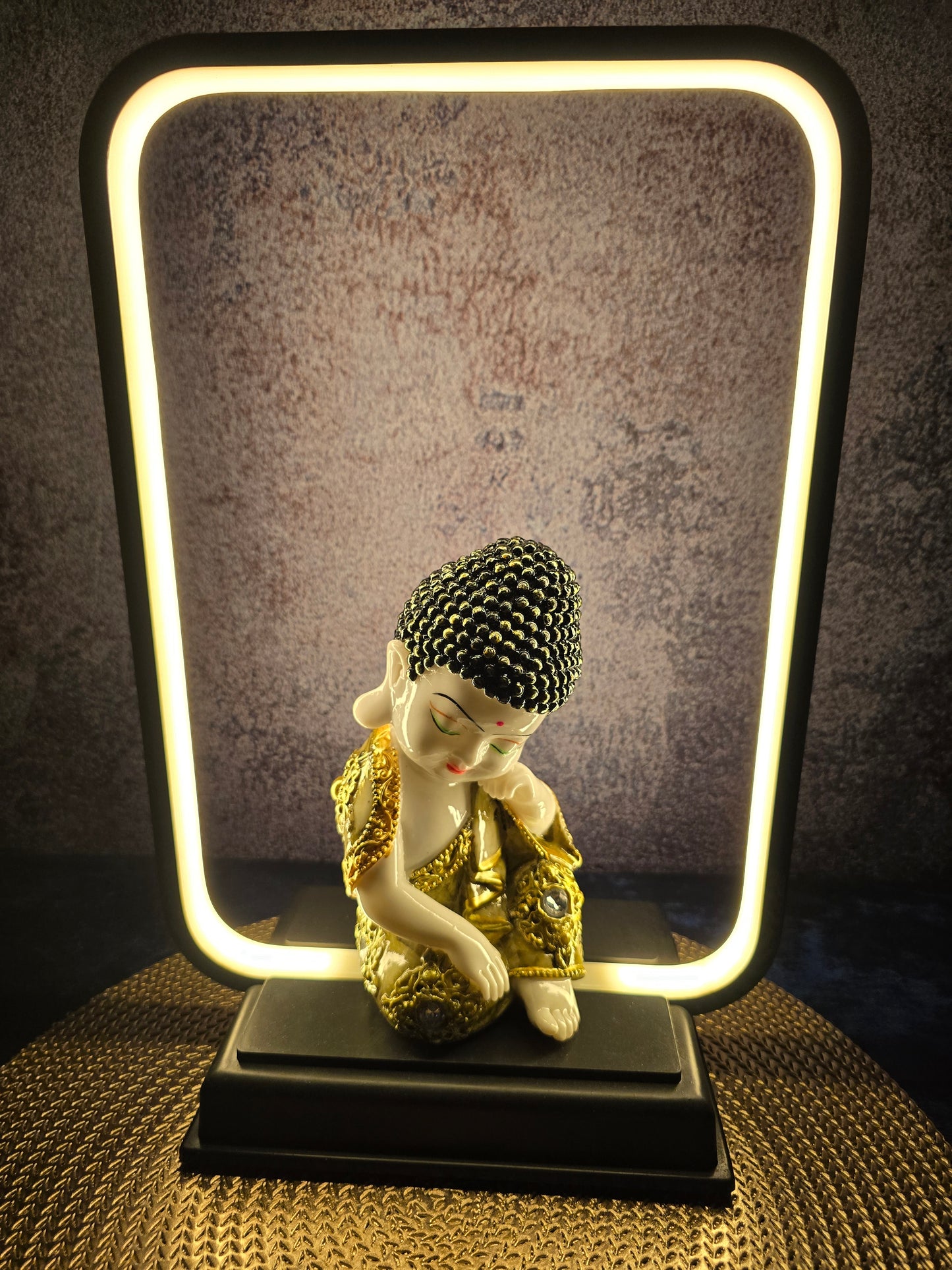 Golden Buddha With Light