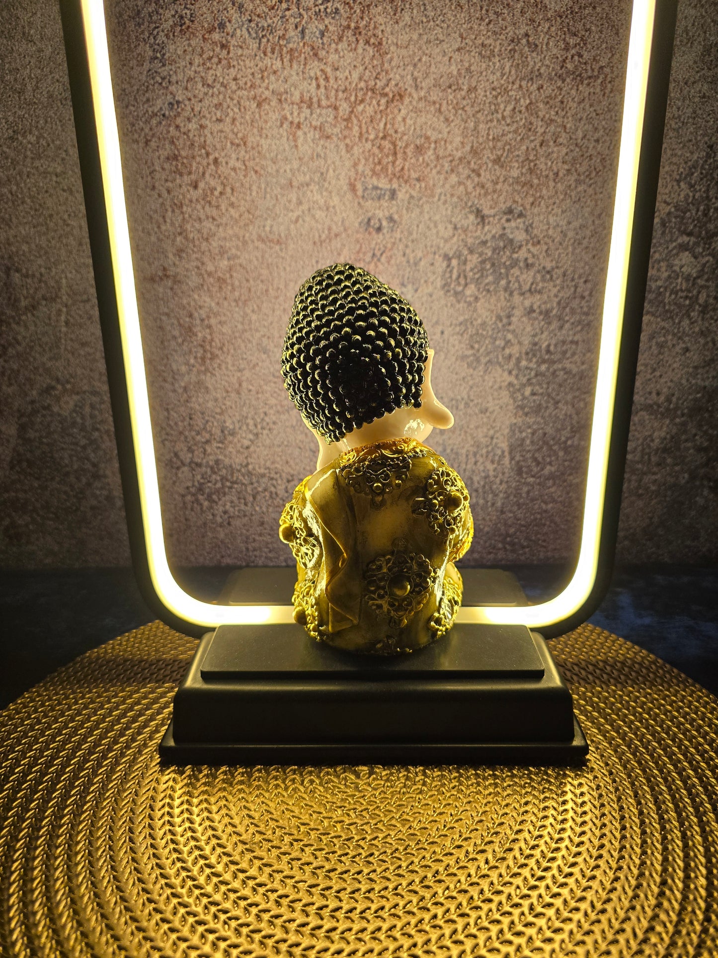 Golden Buddha With Light