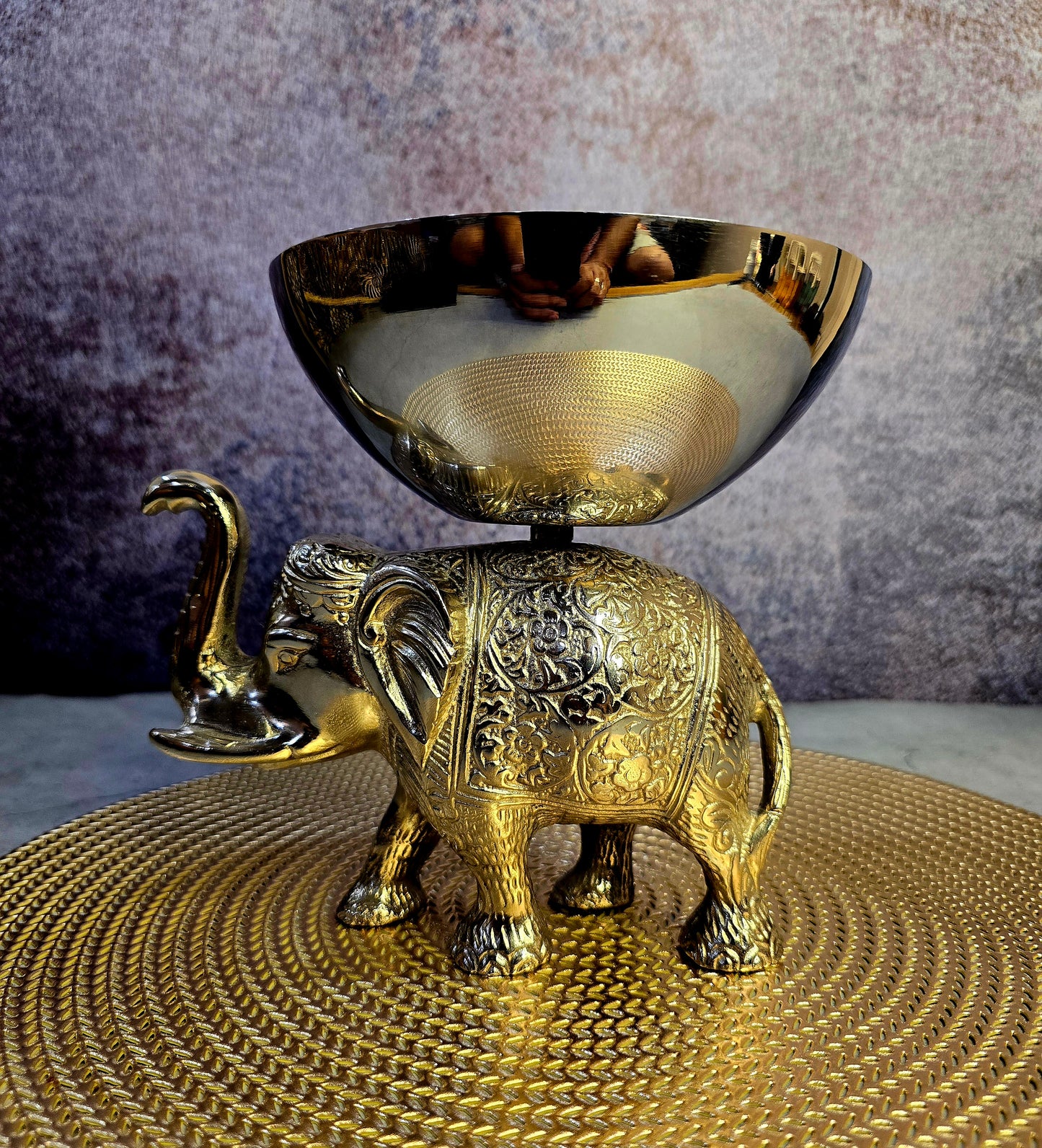 Elephant Serving Big Bowl