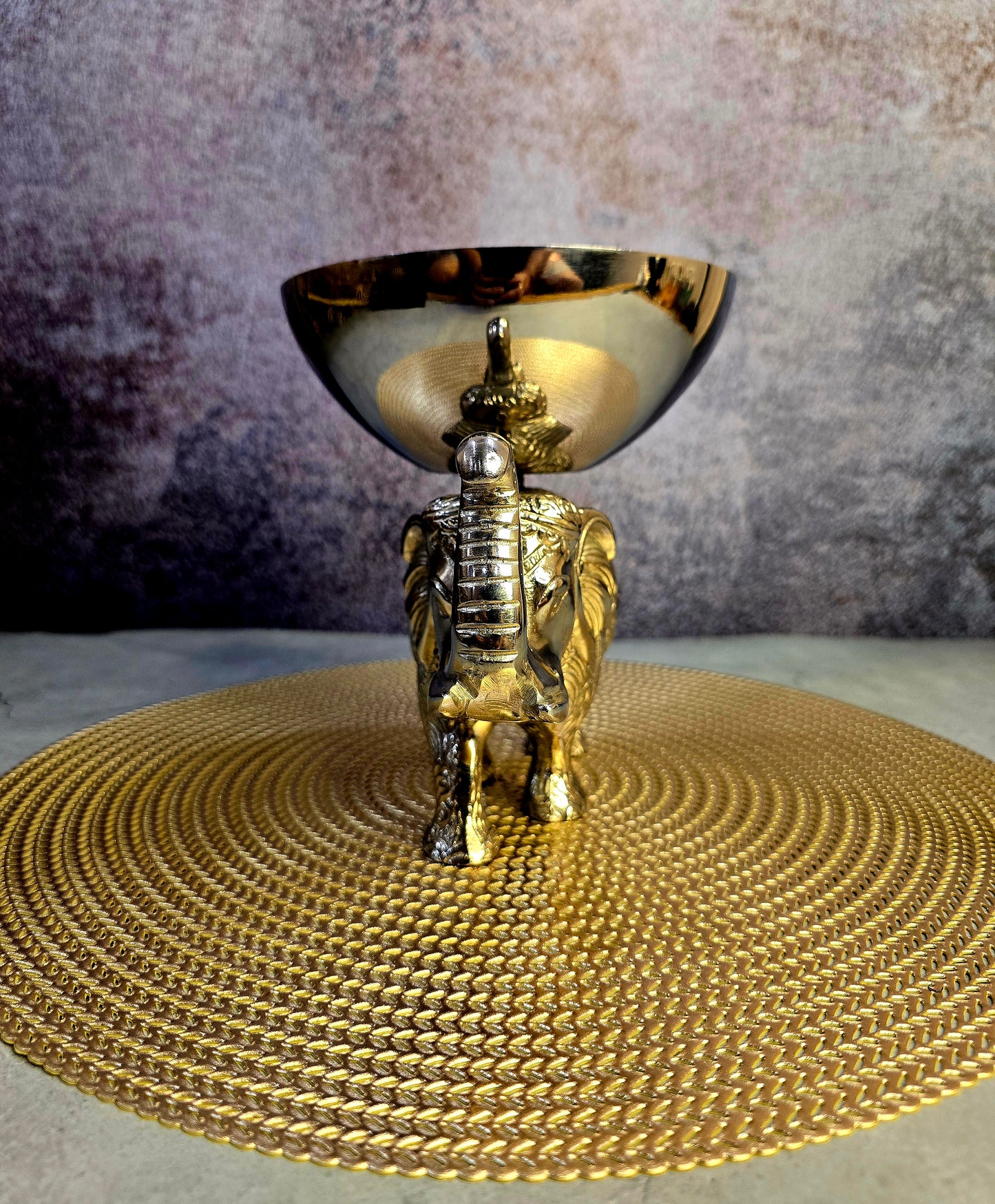 Elephant Serving Big Bowl