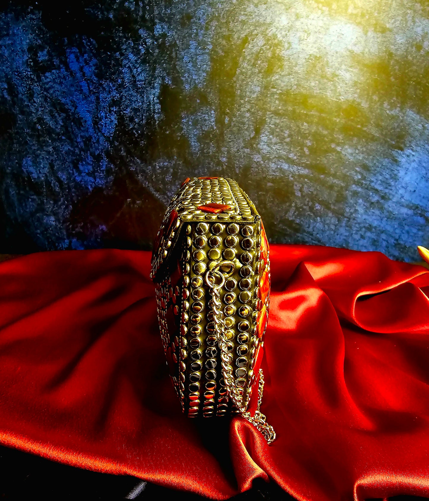 Crimson Chrome Red Purse