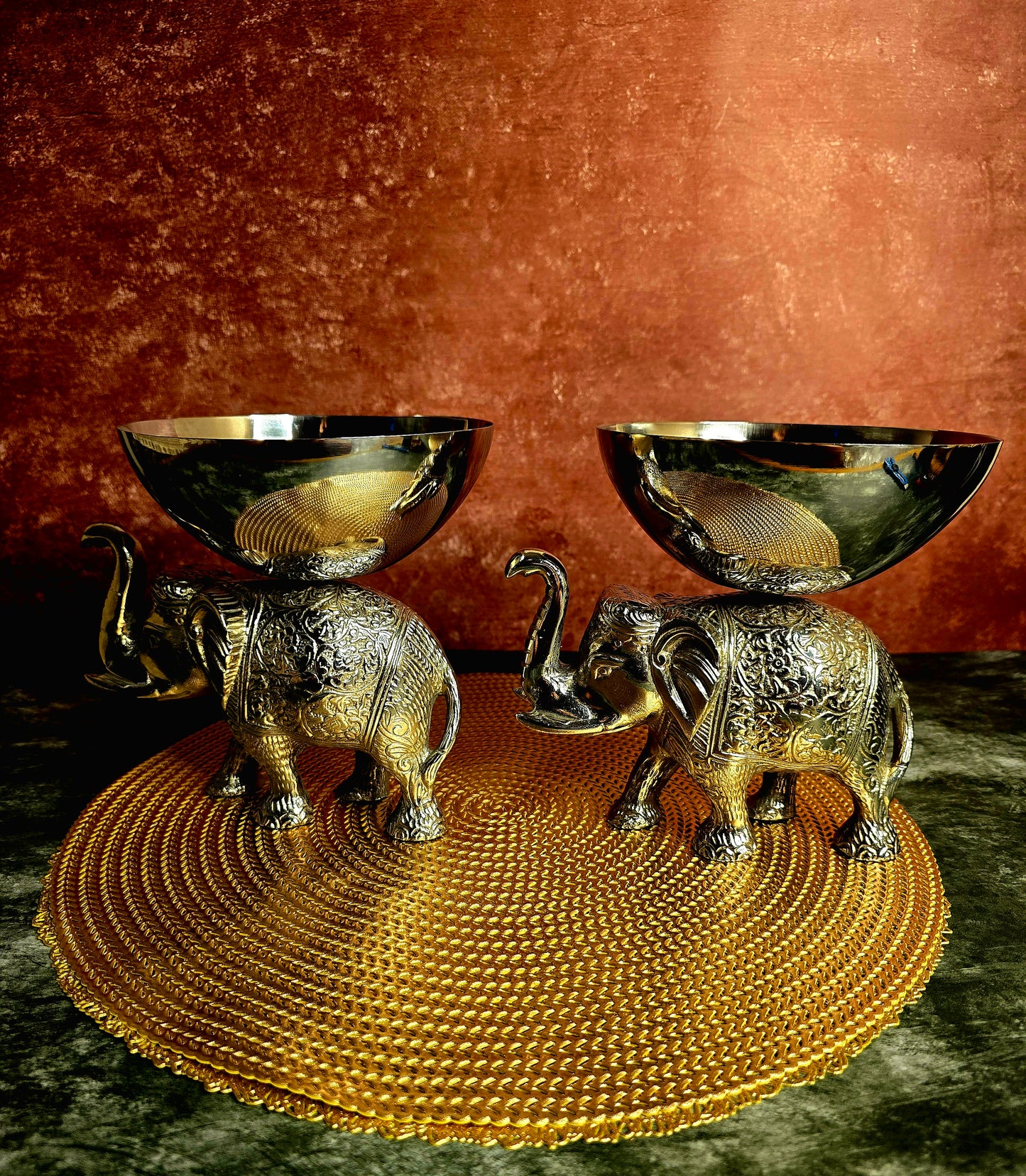 Silver Tusker Duo Bowl