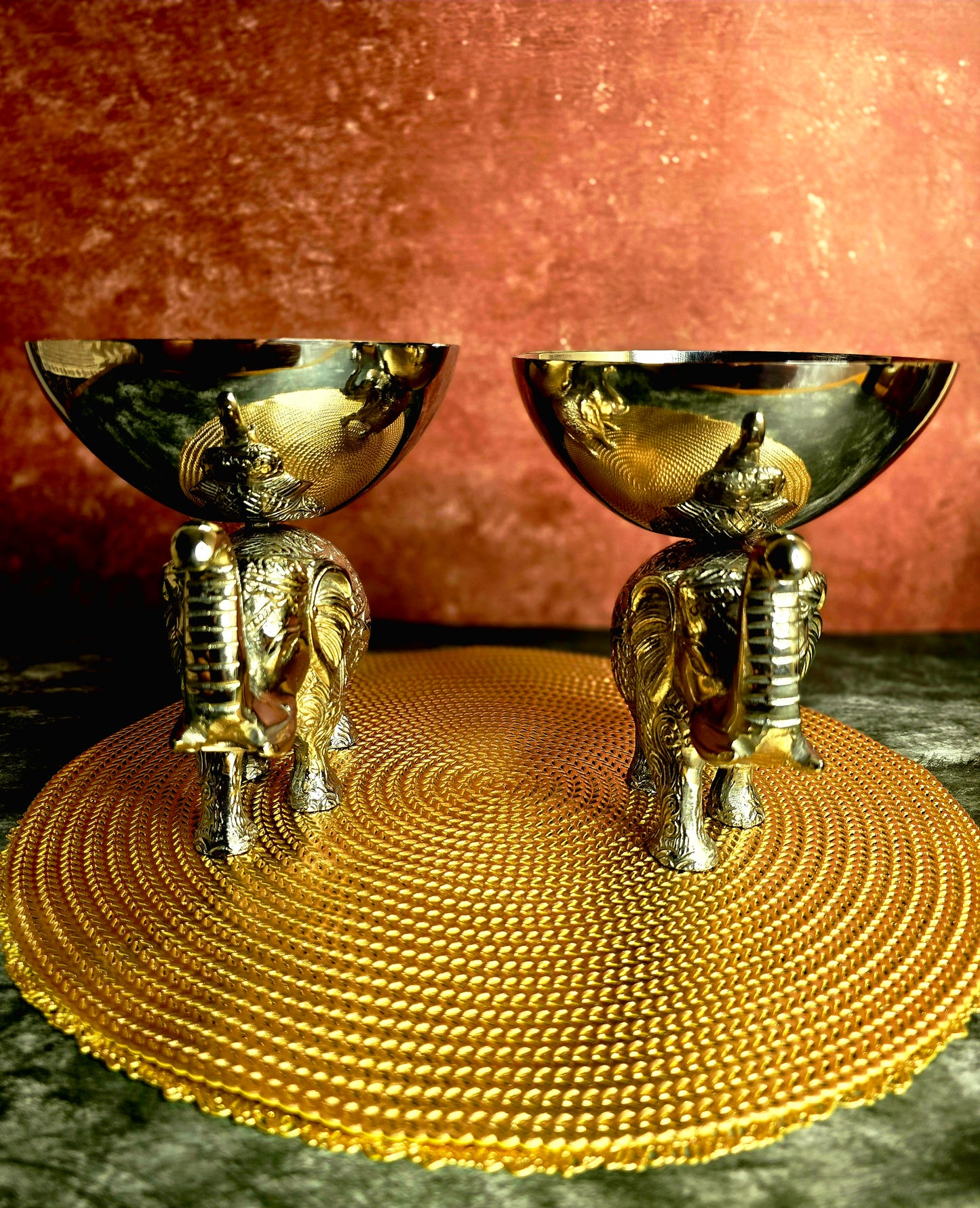 Silver Tusker Duo Bowl