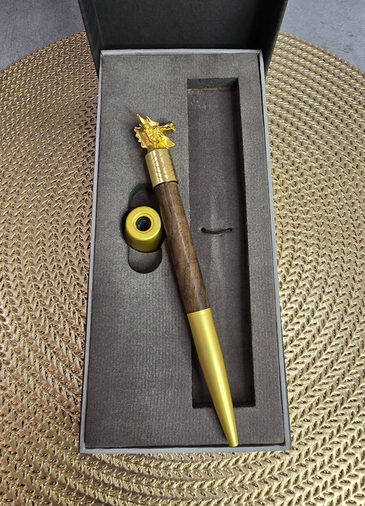 Dragon  Spin Fridget pen  with Holder